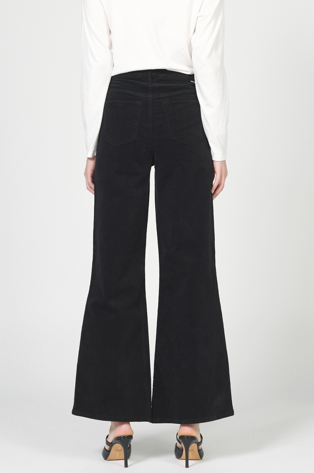 Fiona High Rise Wide Leg Jeans - Black