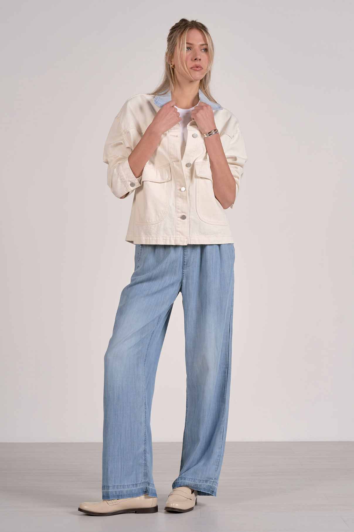 Avery Jean Jacket - White