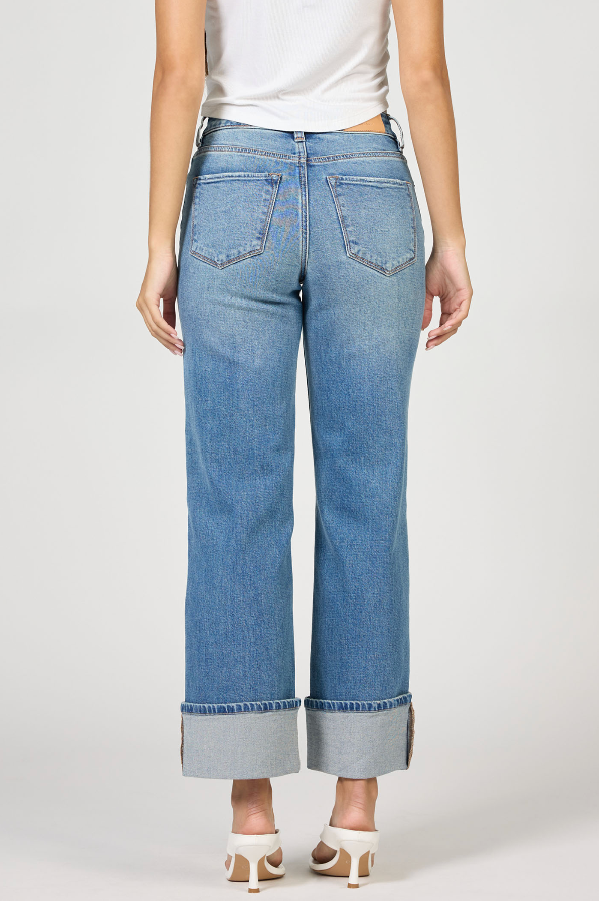 Holly High Rise Denim Jeans - Kenia