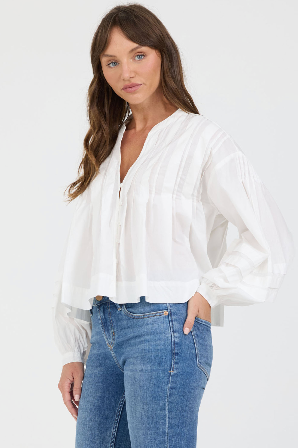 Shonda Blouse - White