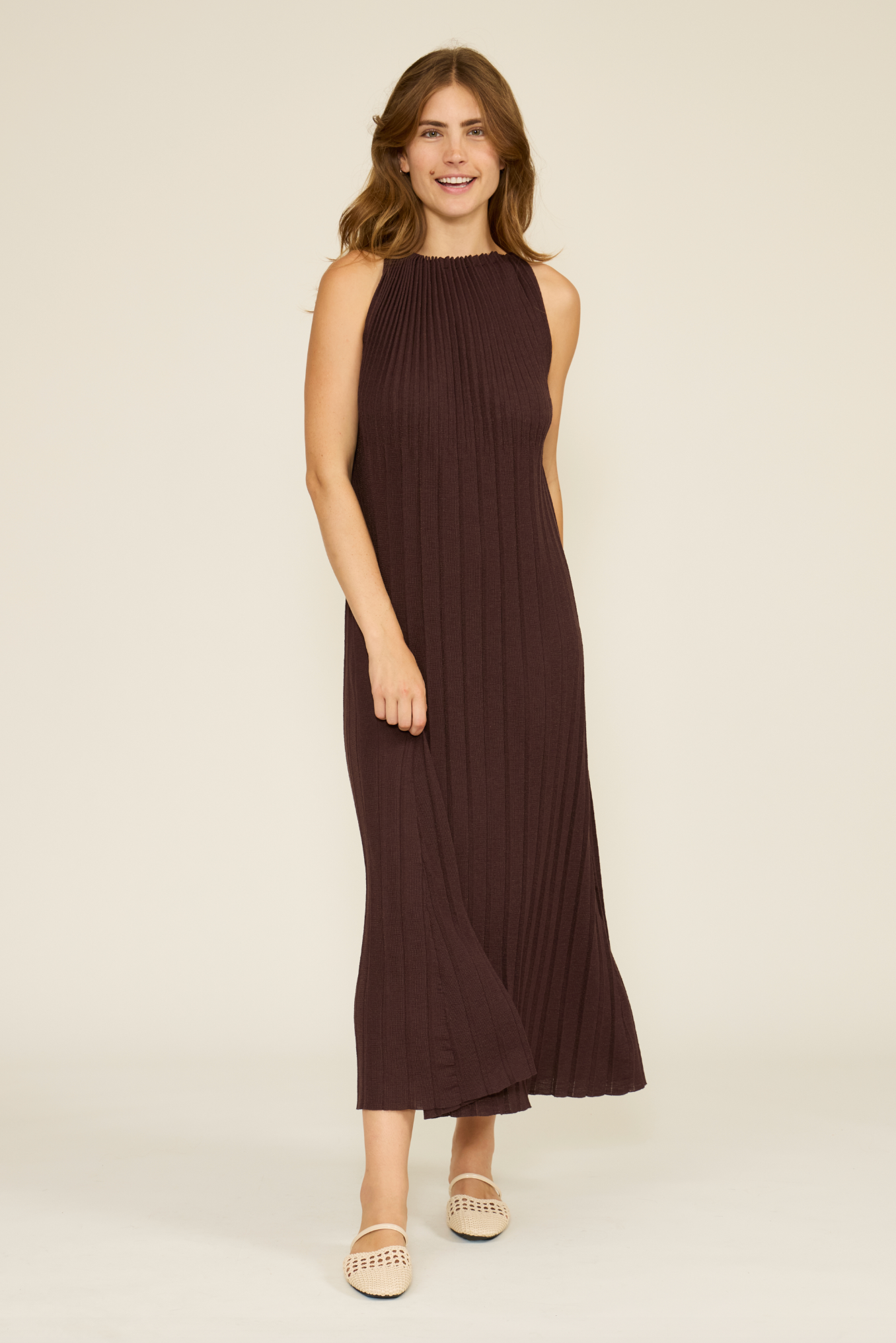Selene Halter Midi Dress