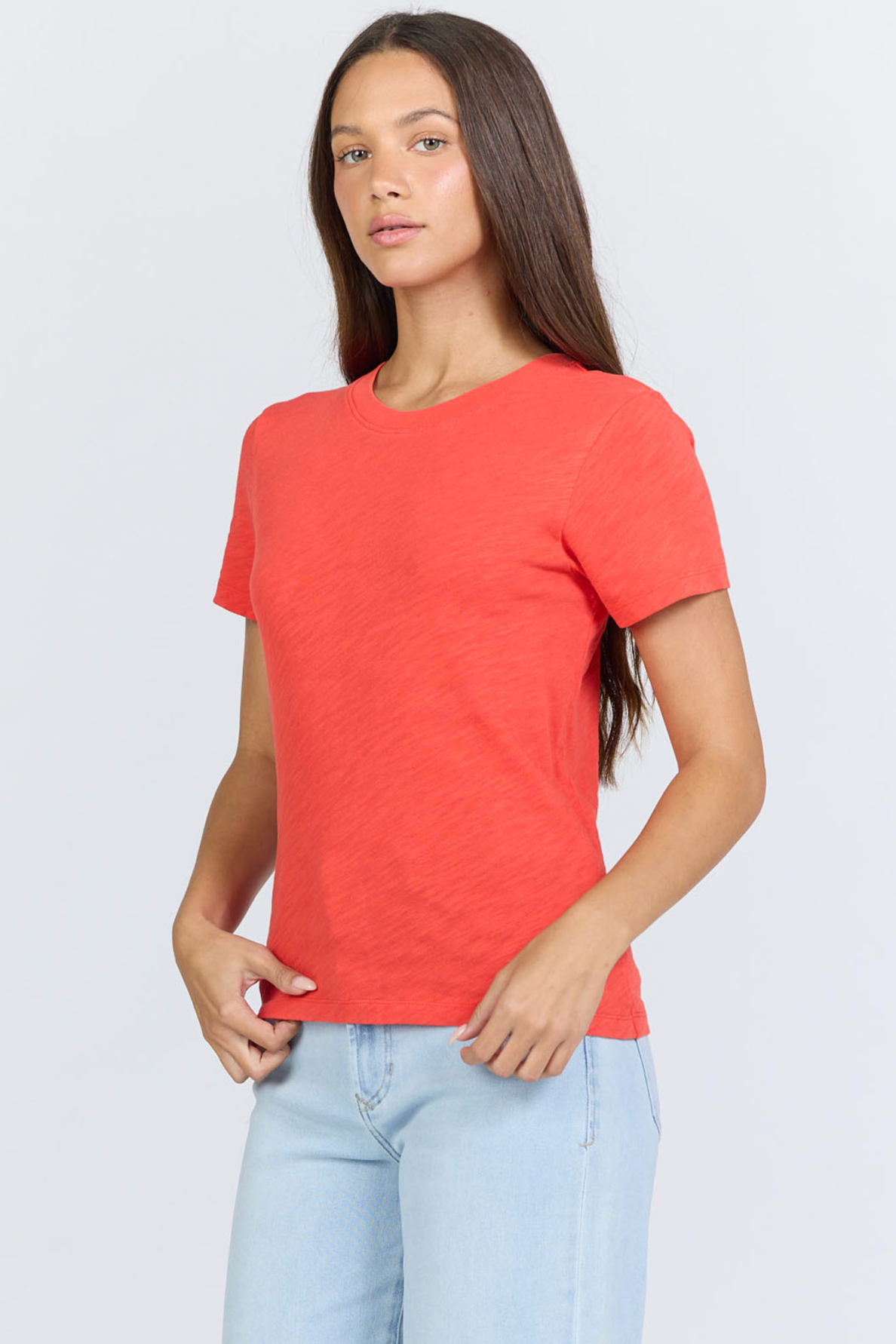 Asher Top - Poppy Red