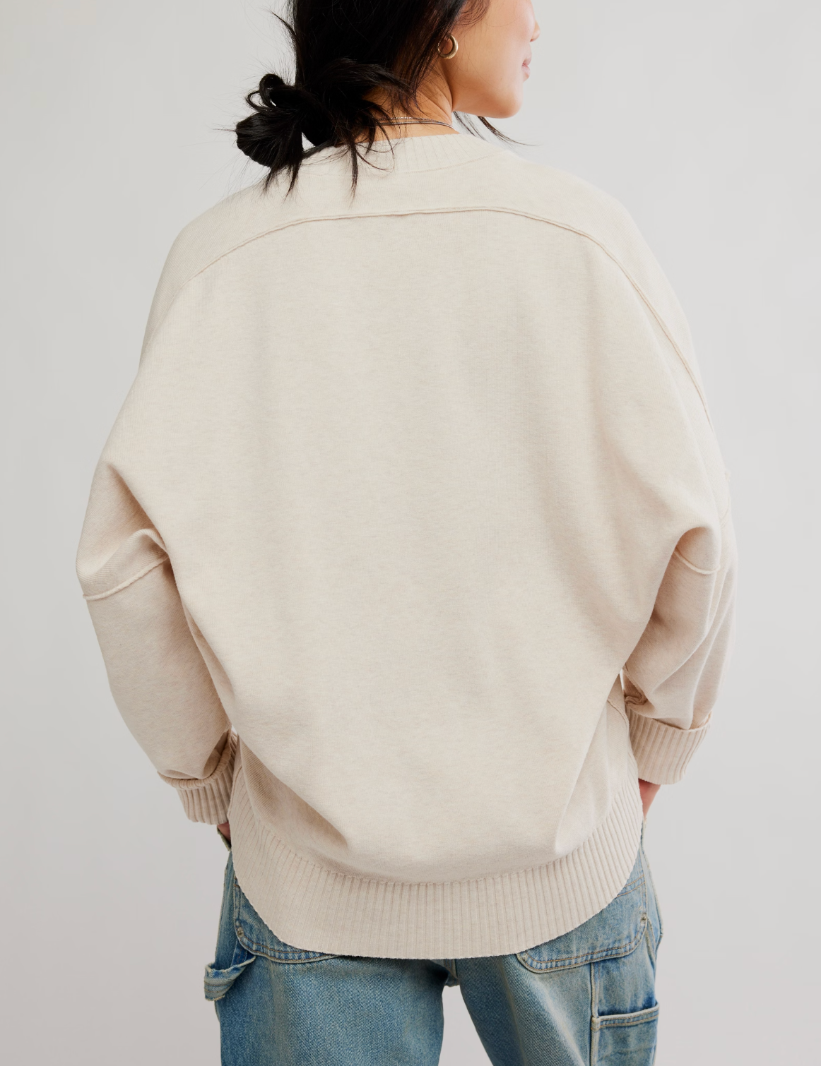 Free People - Alma Pullover - Marshmellow Heather