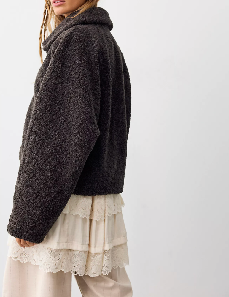 Free People - Softest Touch Jacket - Charcoal Grey