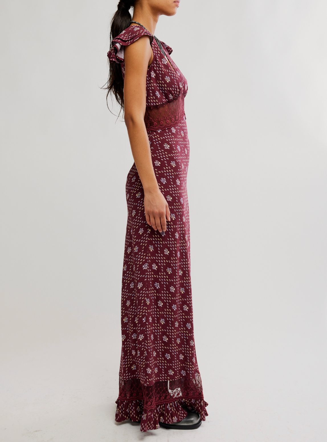 Free People - Eternal Soul Maxi Dress - Maroon