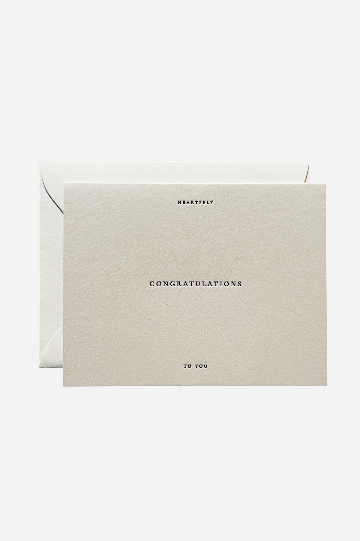Jaymes Paper - Congratulations No. 01 Card - Gray