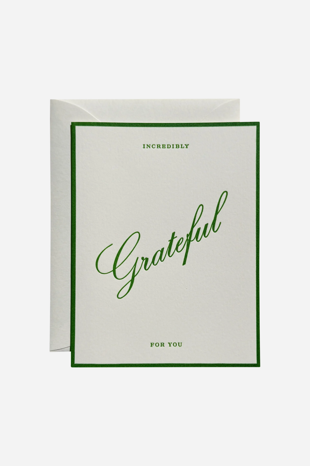 Jaymes Paper - Incredibly Grateful For You No. 74 Card - Natural