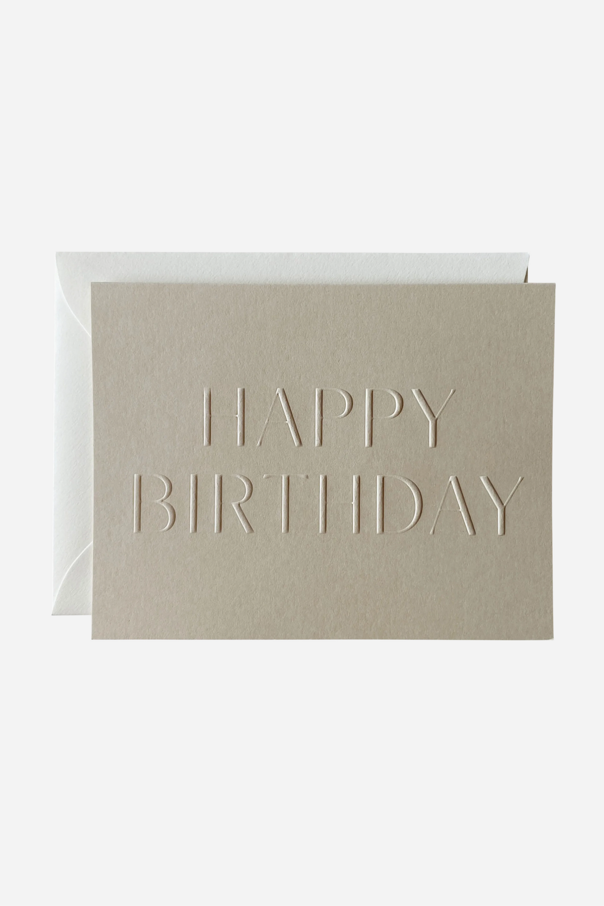 Jaymes Paper - Happy Birthday Card - Sand