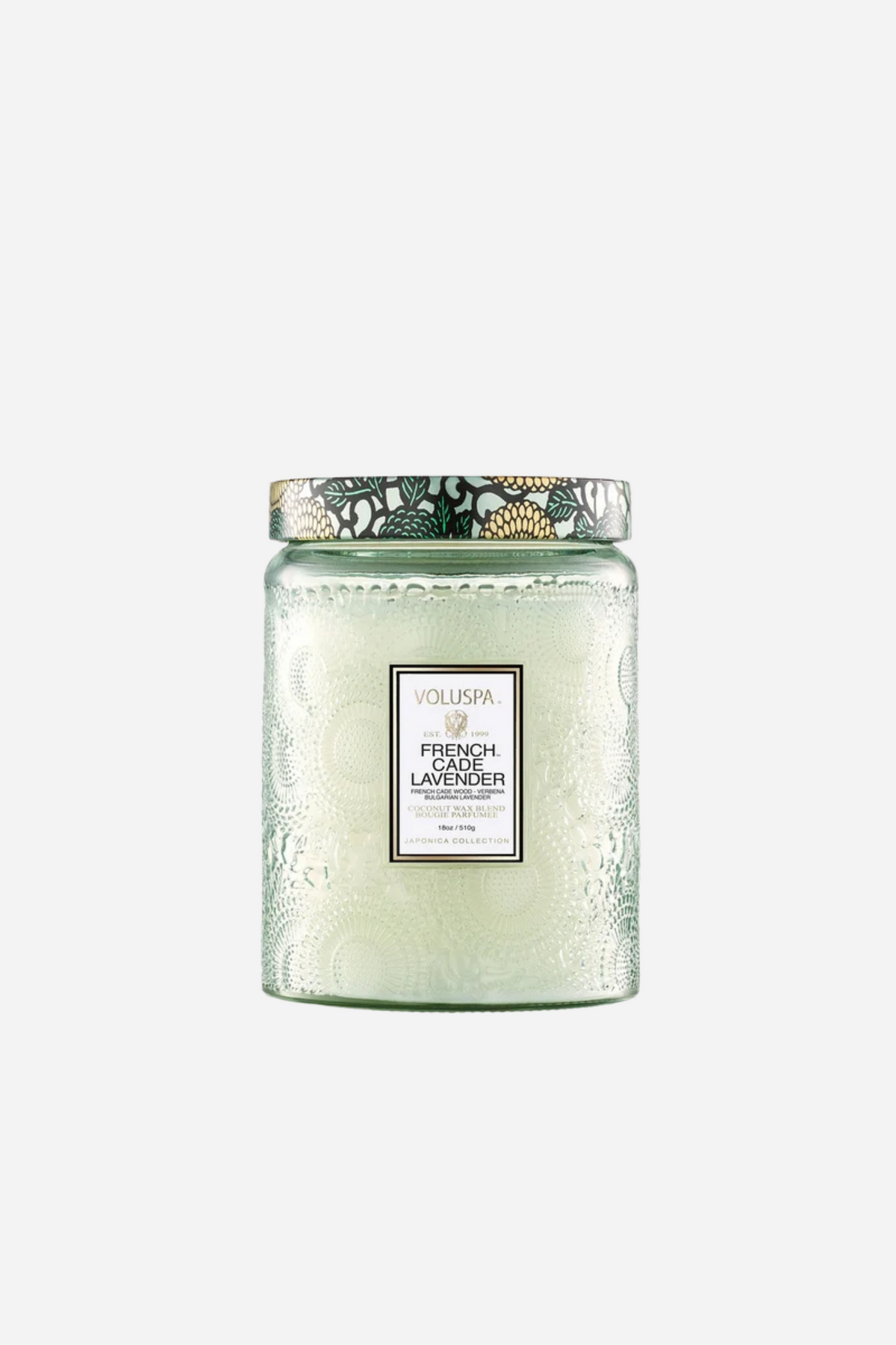 Voluspa - Large Glass Jar Candle - 18oz - French Cade Lavender