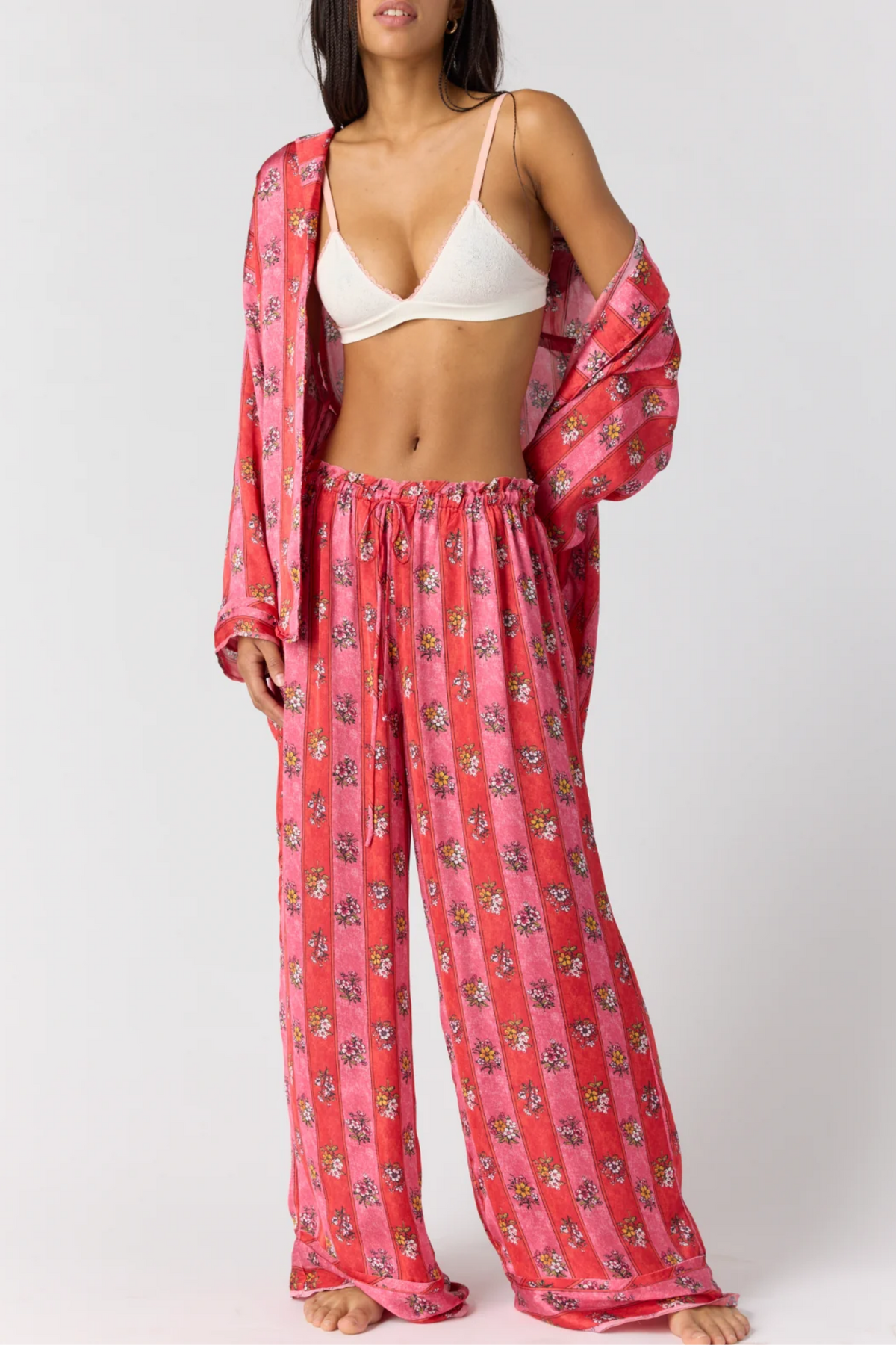 Free People - Dreamy Days Pajama Set - Berry Combo