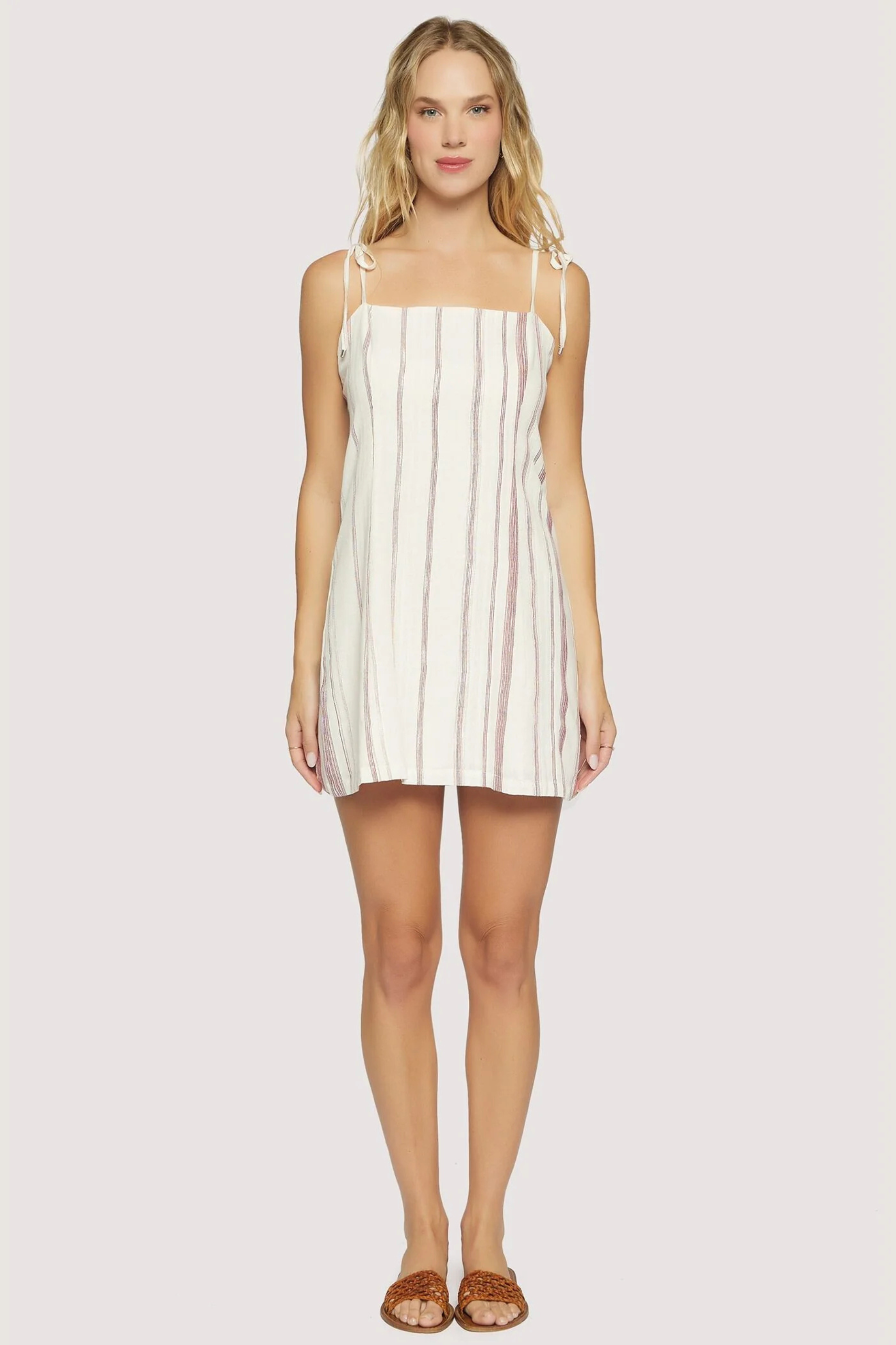 Costa Mirage Mini Dress - Natural