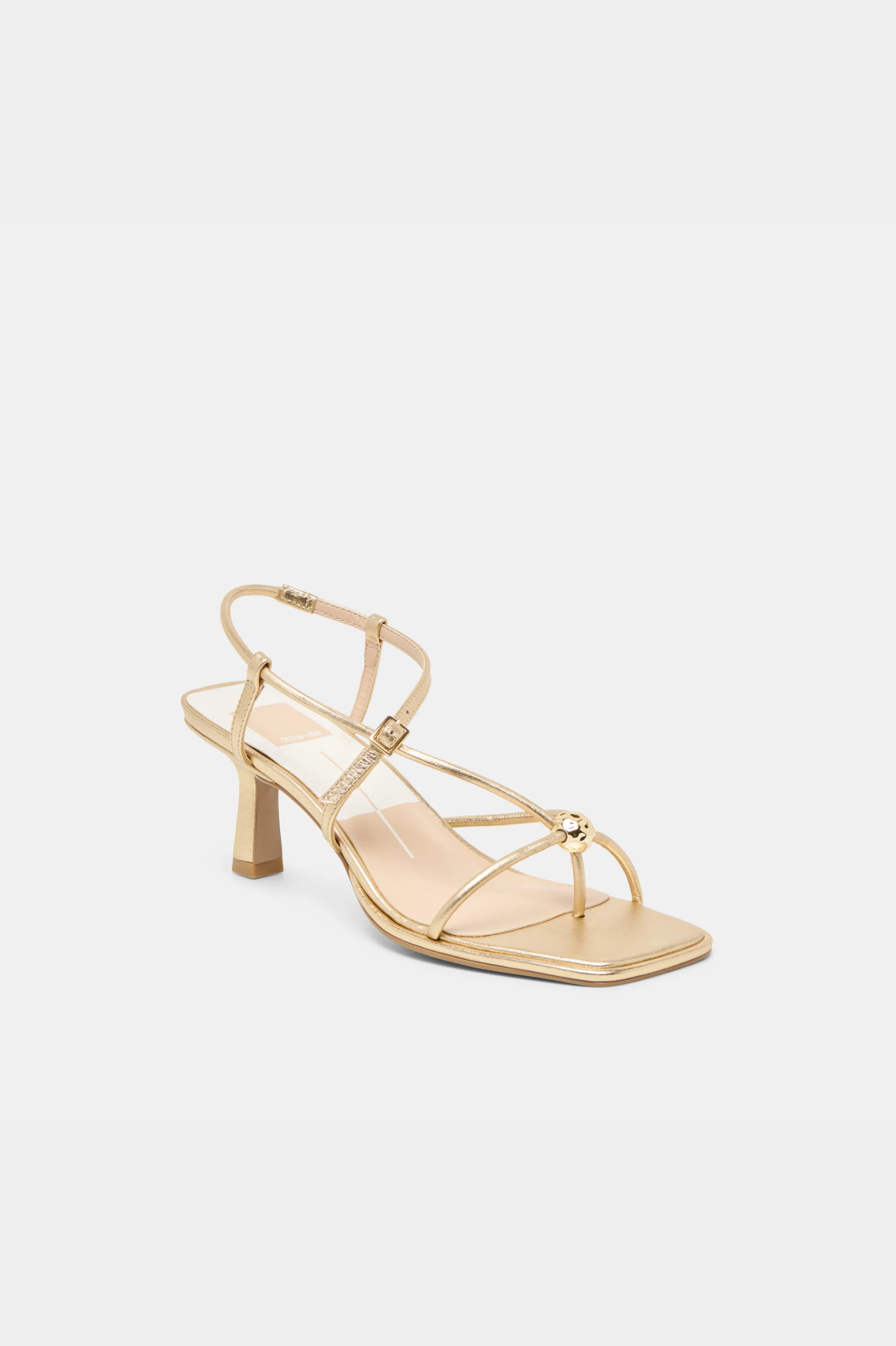 Dolce Vita Mylee Heels - Gold Leather
