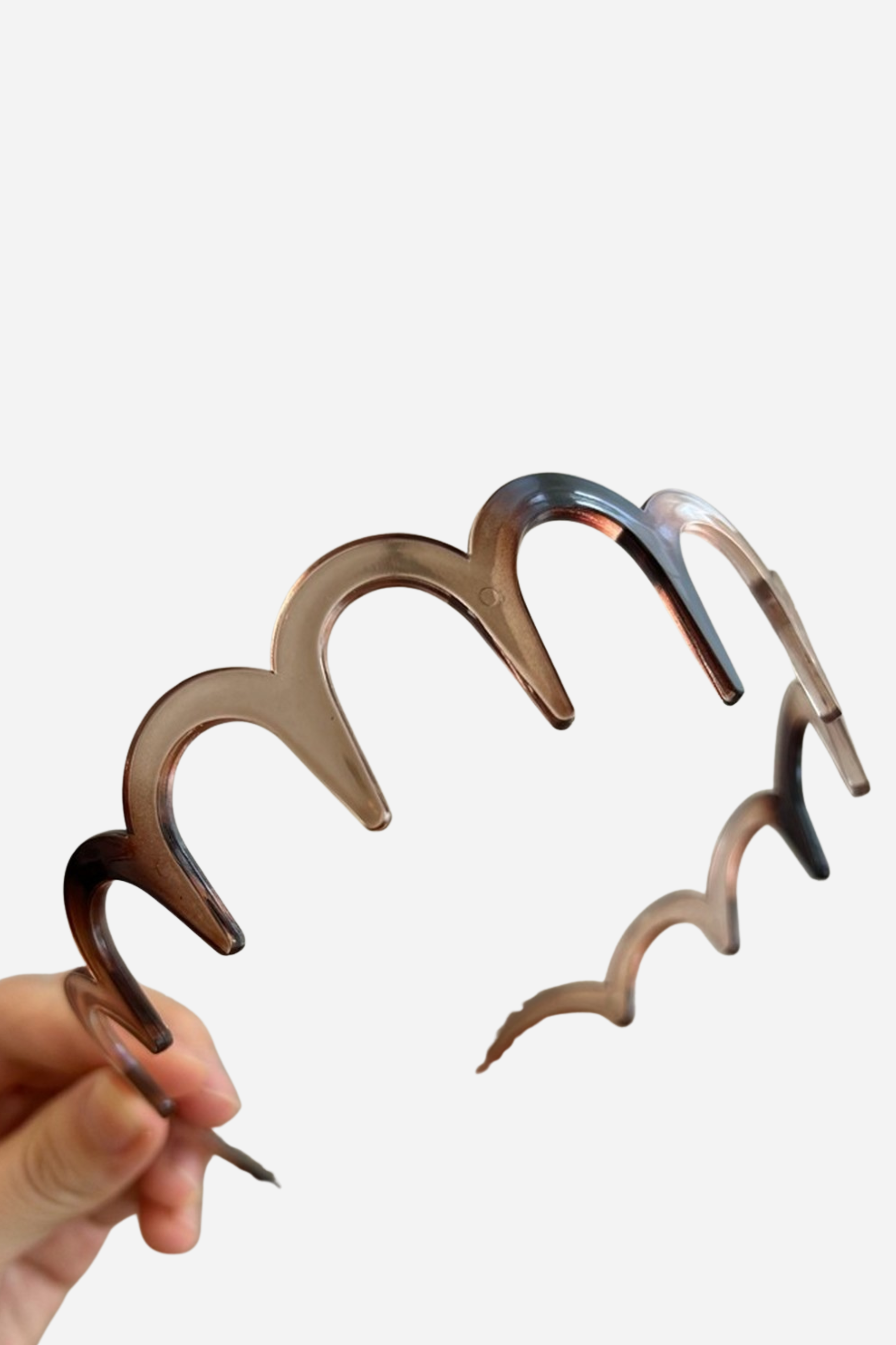 Wave Headband - Brown Grey