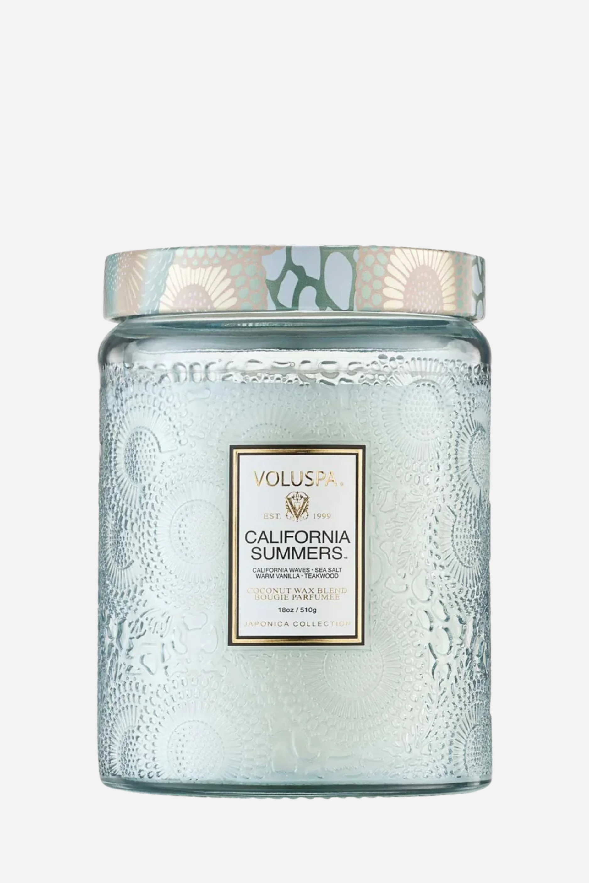 Voluspa Large Glass Jar Candle - 18 oz - California Summers