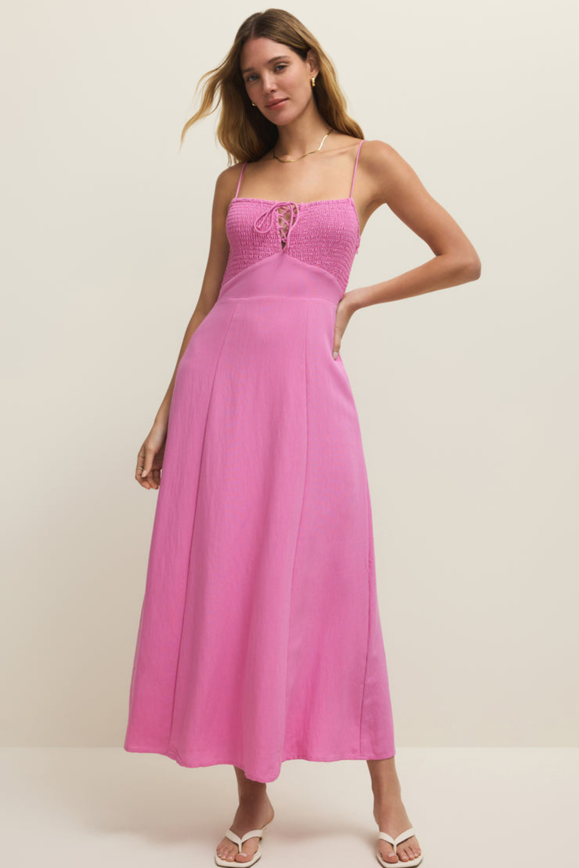 Women's Z Supply Granada Maxi Dress Large Spanish Rose