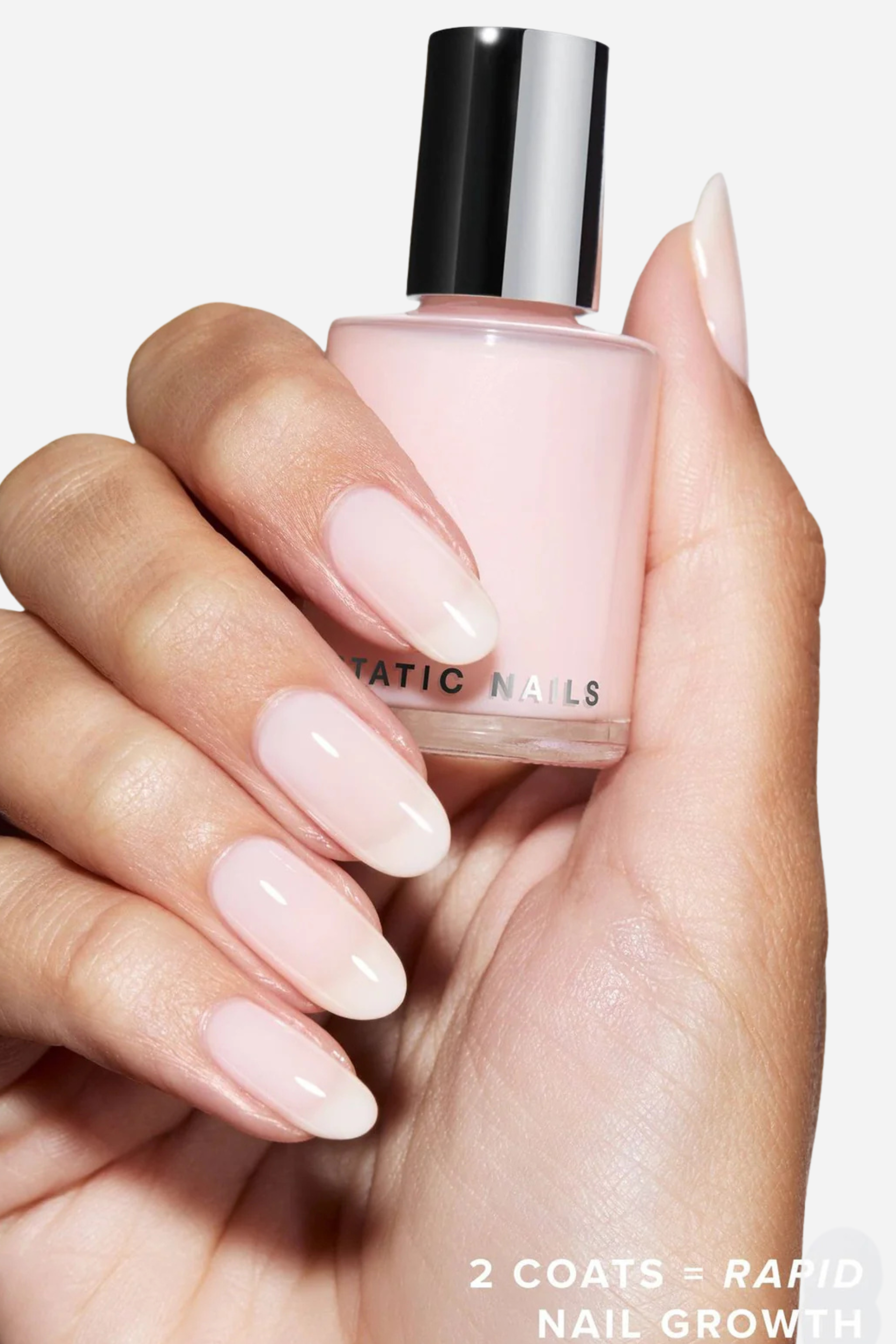 Static Nails - Soft Girl Pink 5-in-1 Rapid Growth Nail Treatment