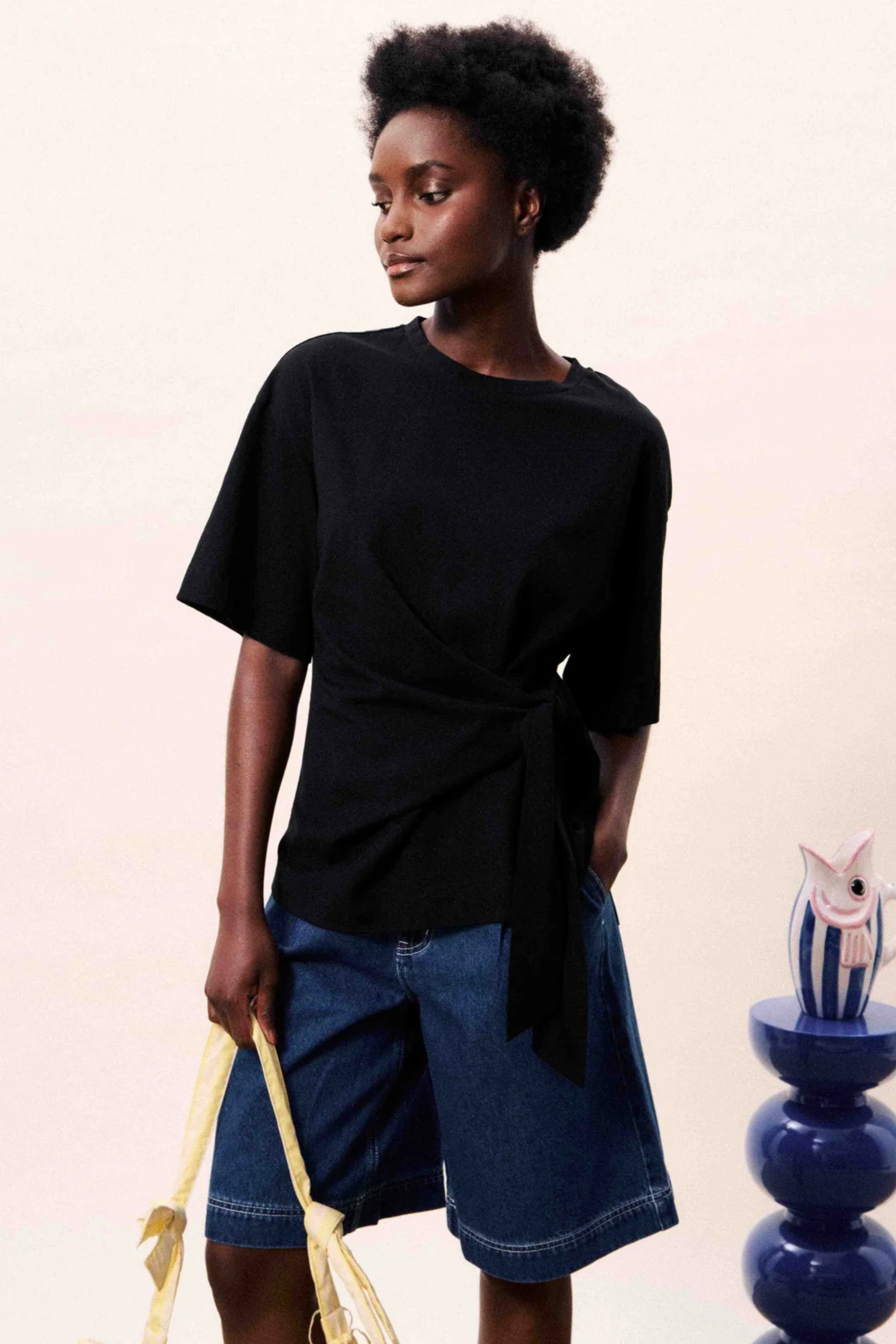 FRNCH Iseora Top - Black