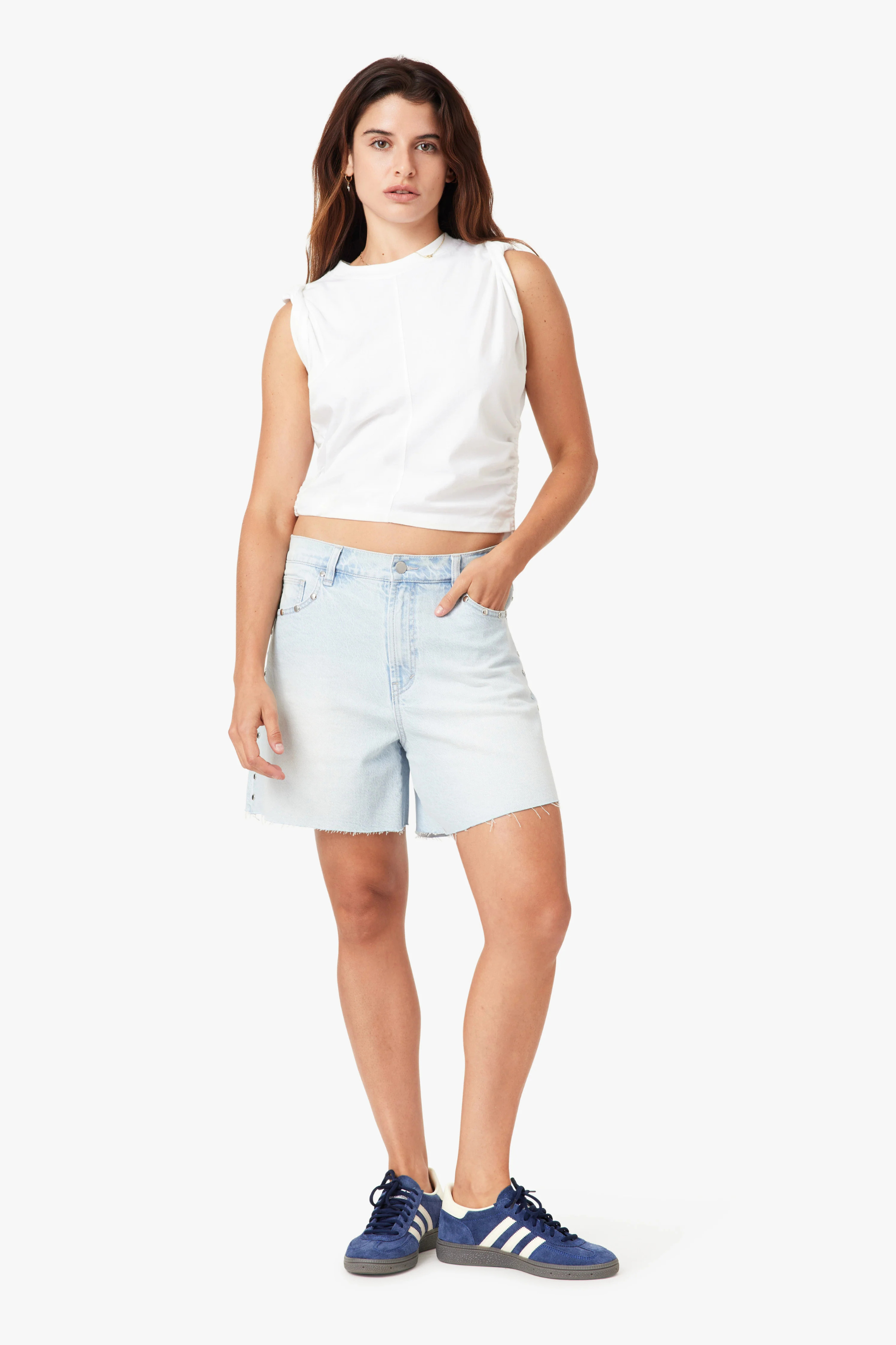 Kenni Baggy Studded Shorts