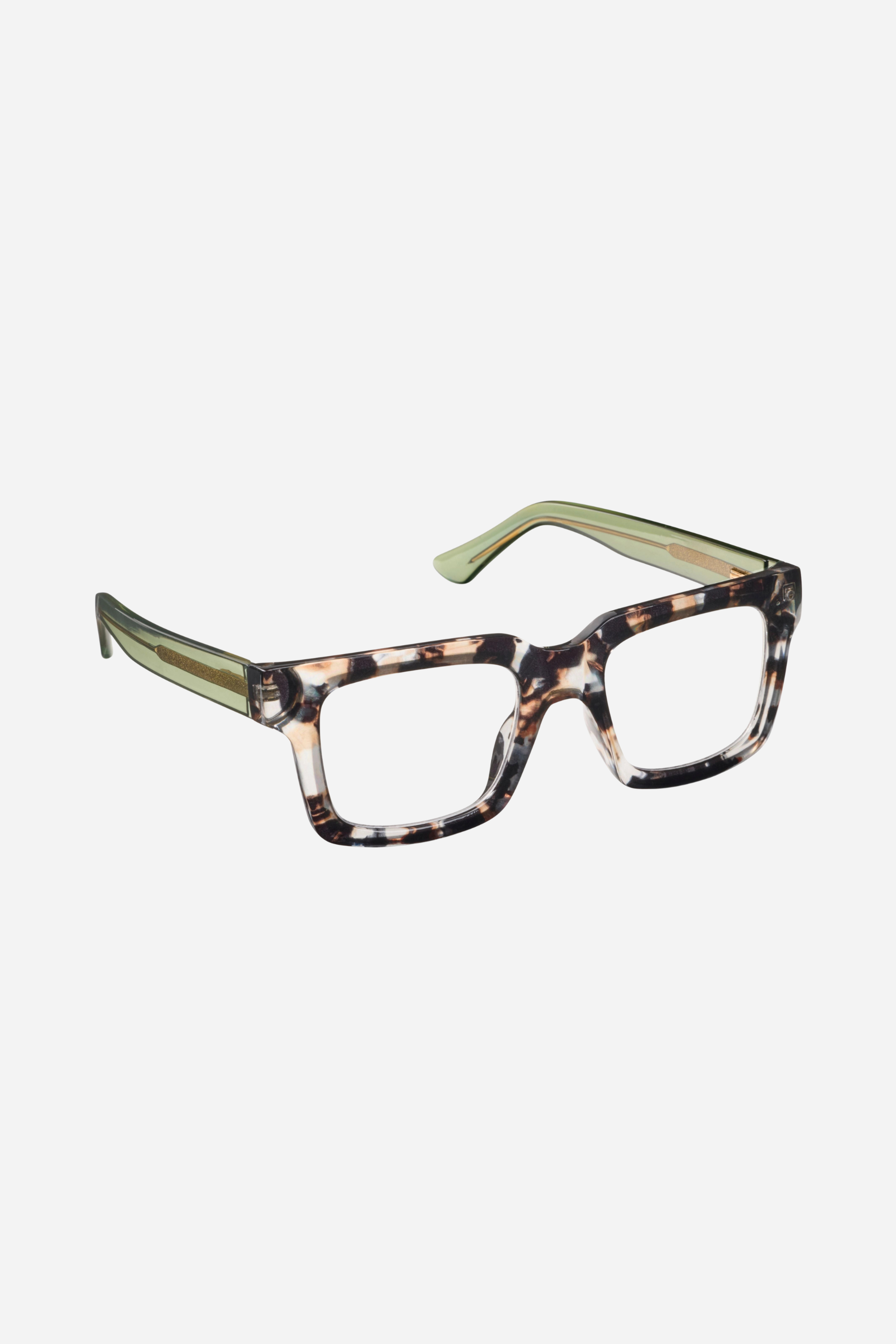 Peepers - Spotlight Blue Light Glasses - Sand Quartz/Green