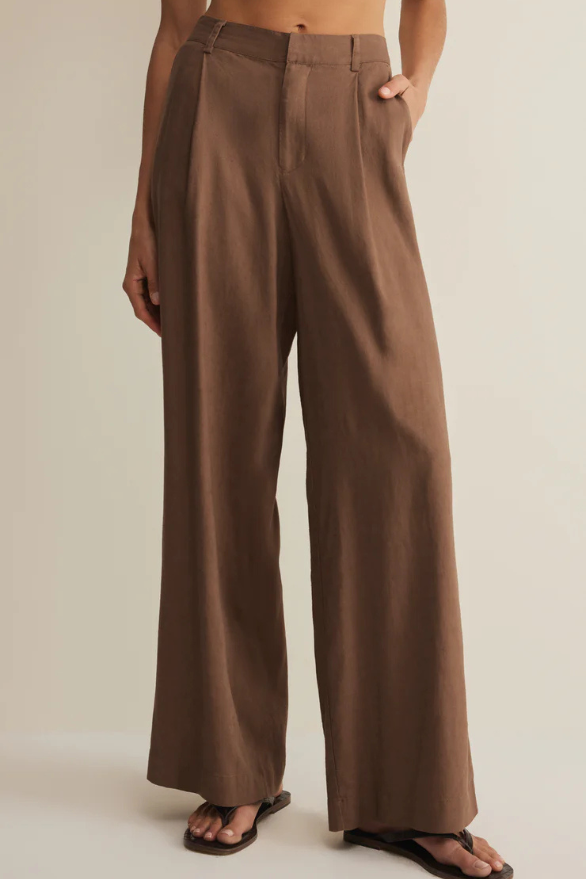 Z Supply Overlook Linen Pant - Palo Santo