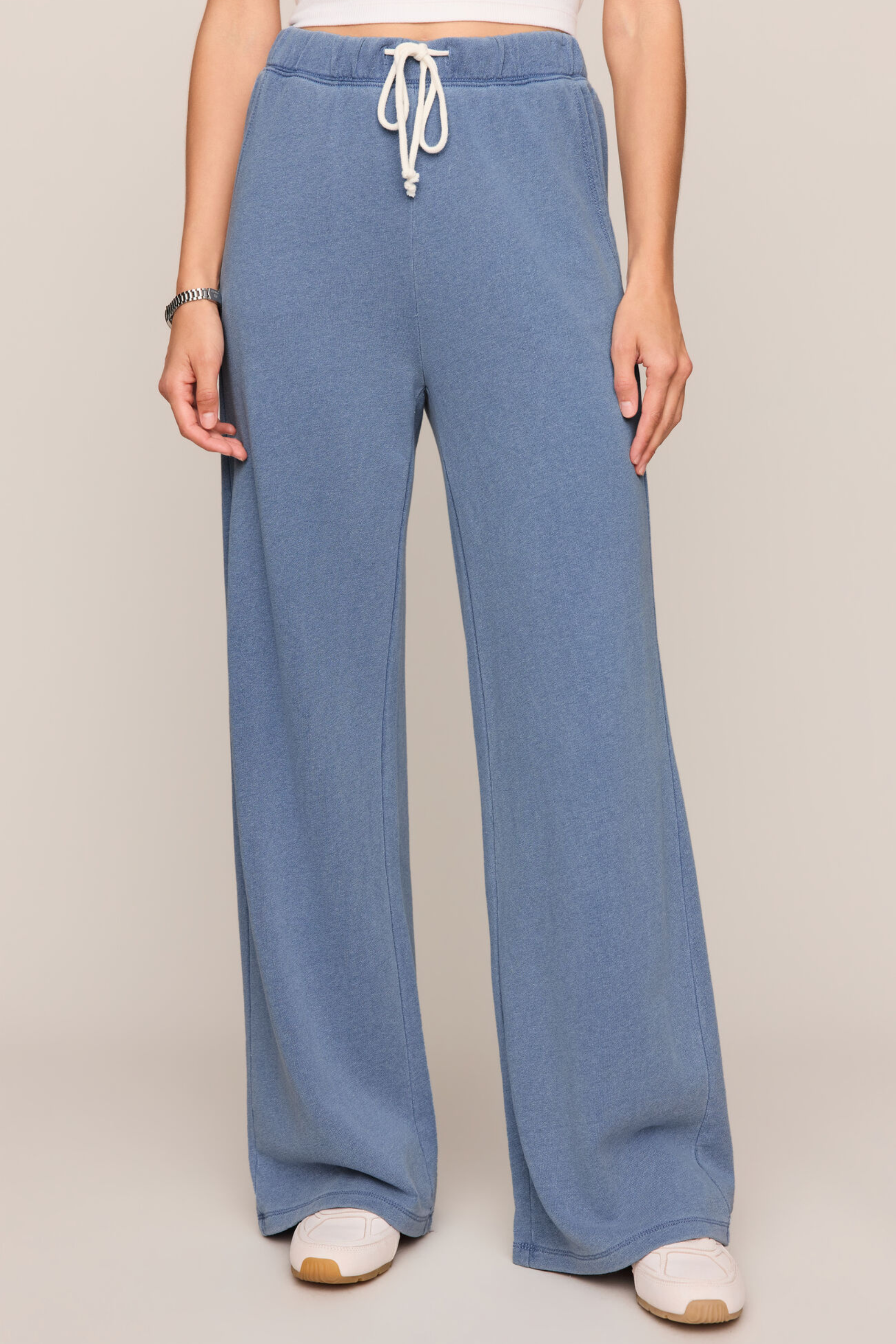 Z Supply Hunter Knit Denim Pant - Santorini Indigo