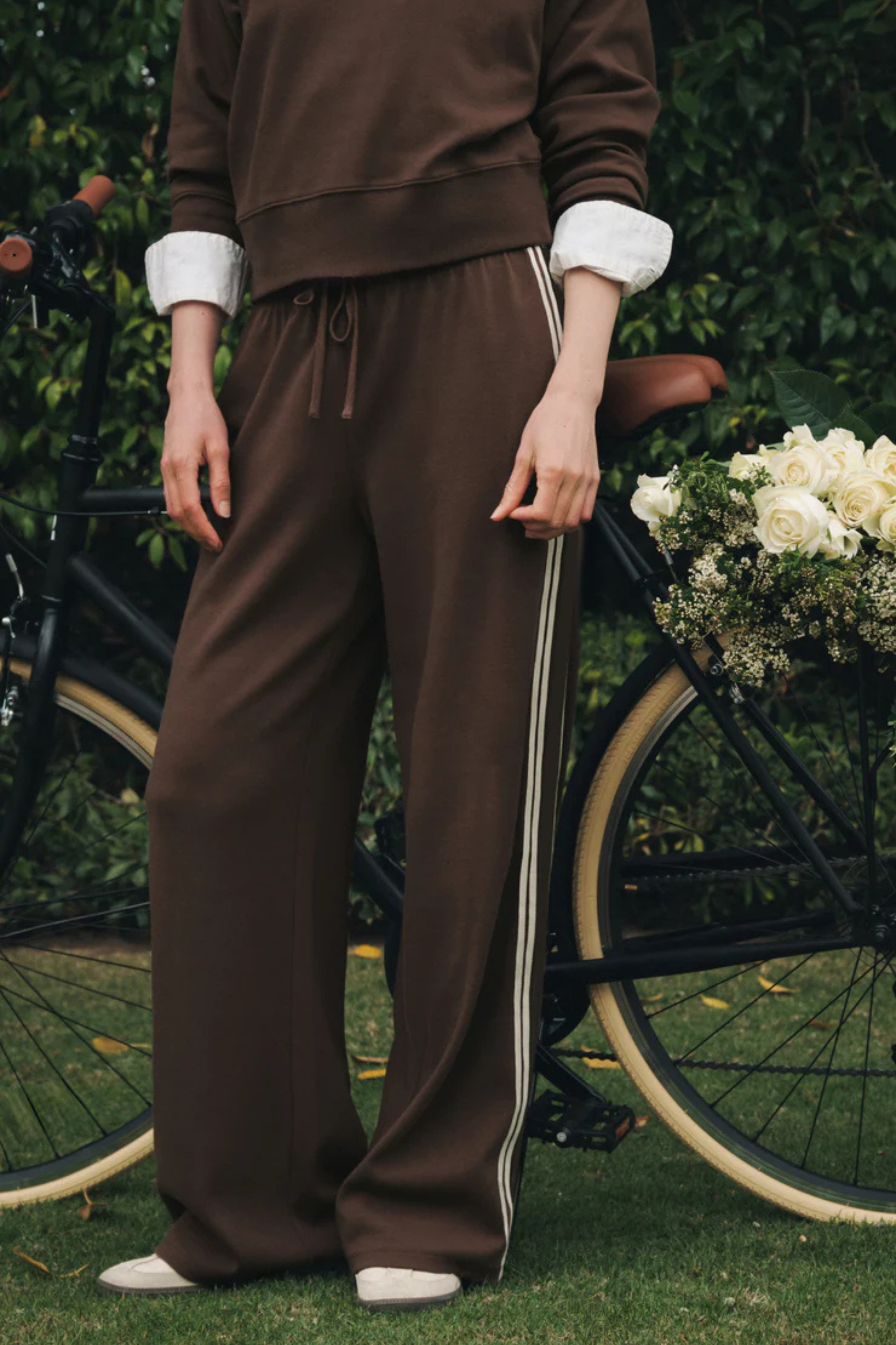Z Supply Breakaway Track Pant - Dark Chocolate
