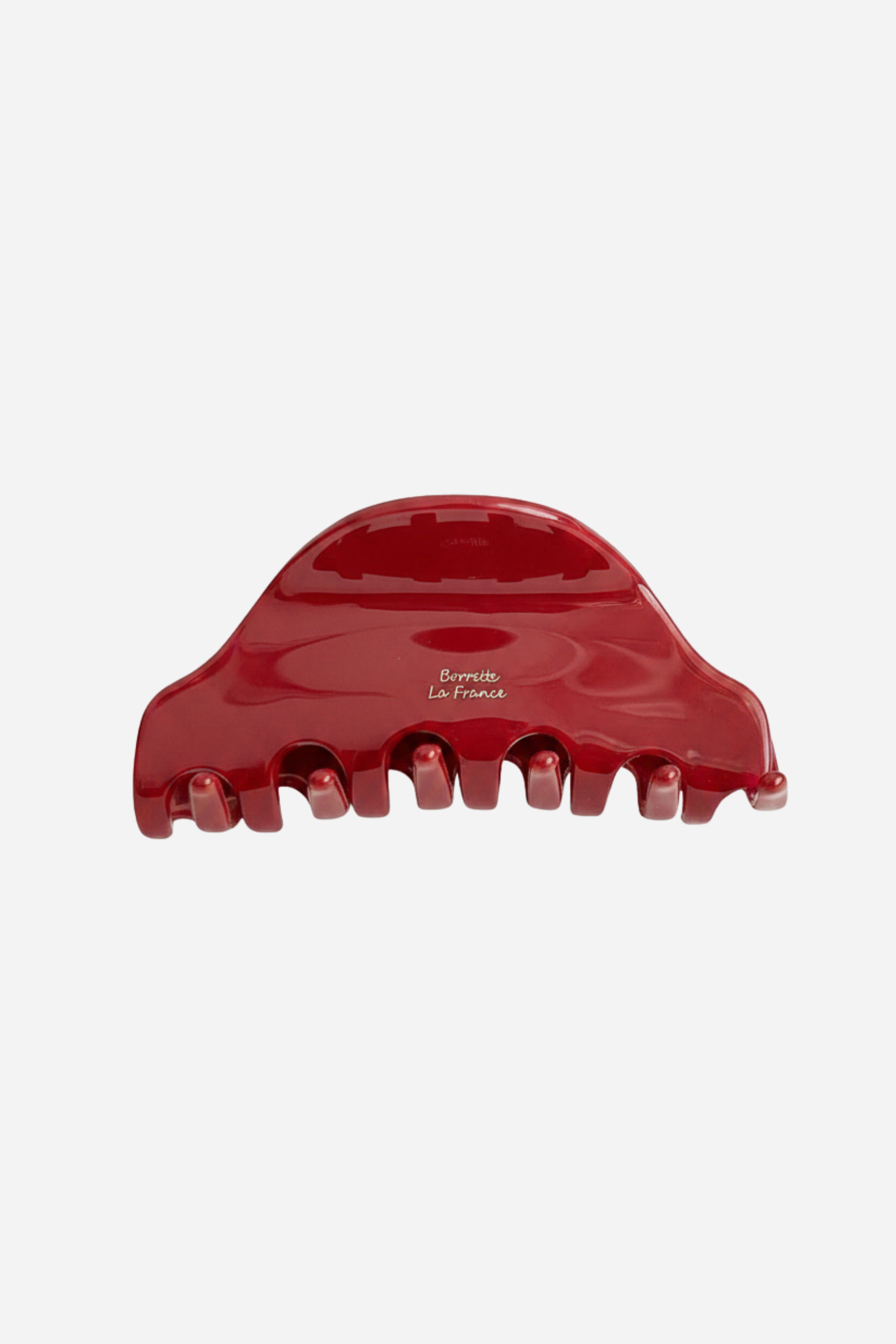 Round Hair Clip - Red