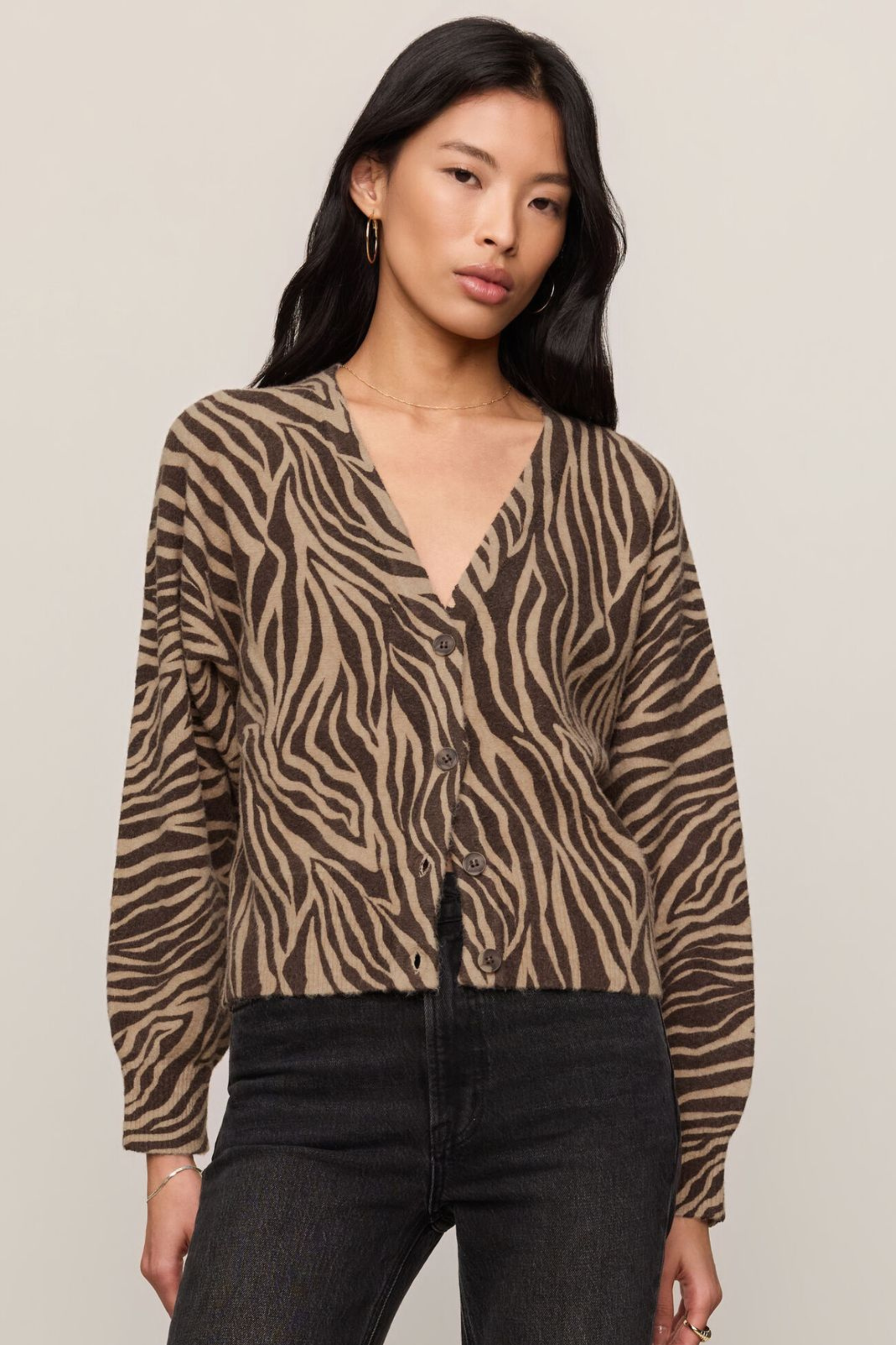 Z Supply - All The Wild Cardigan - Dark Chocolate