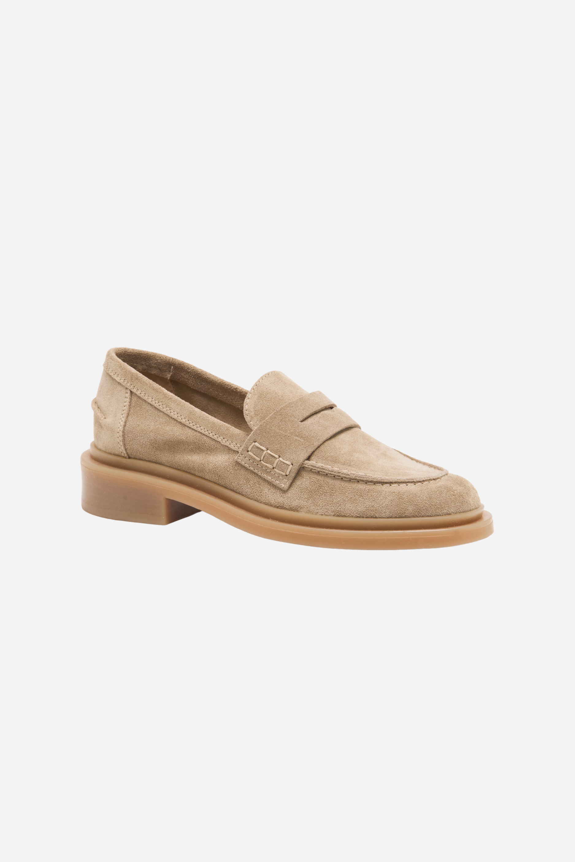 Free People - Lana Loafer - Taupe Suede