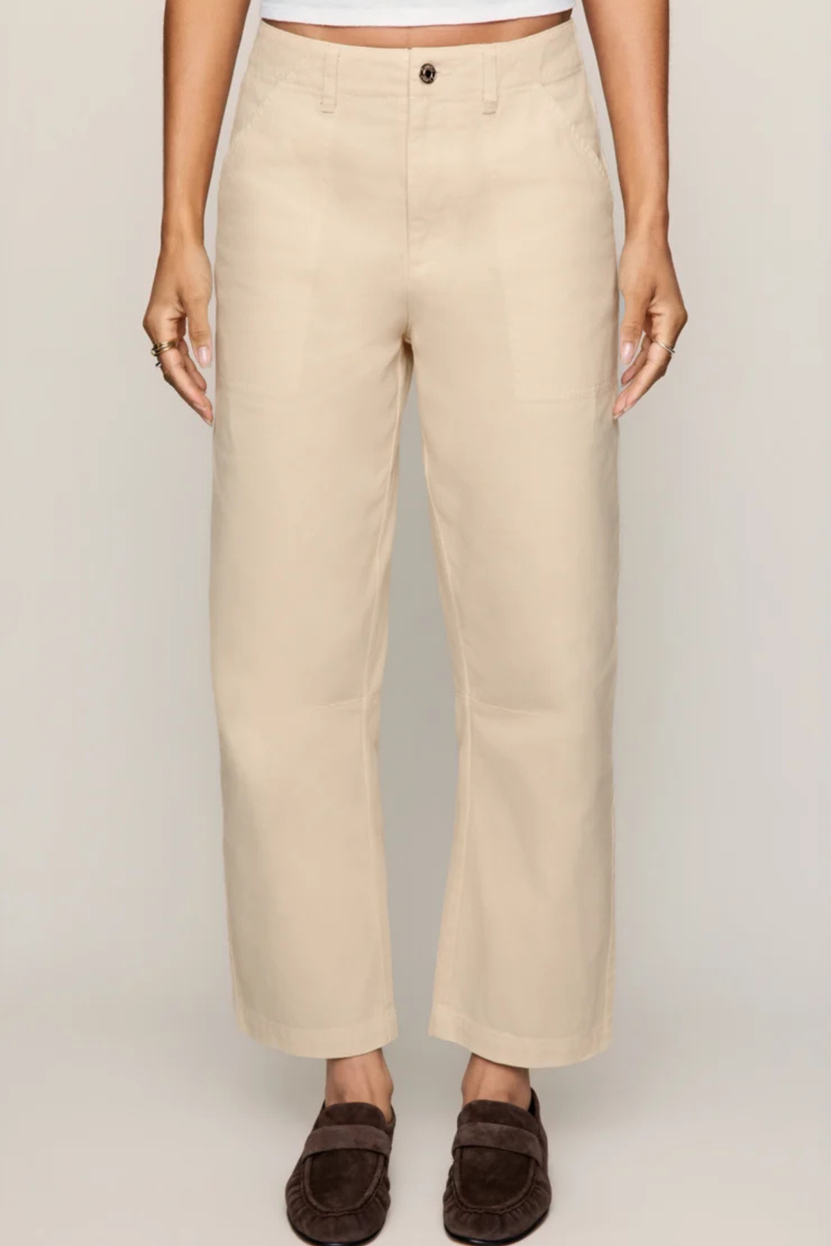 Z Supply - Colman Bowed Utility Pant - Soft Ecru