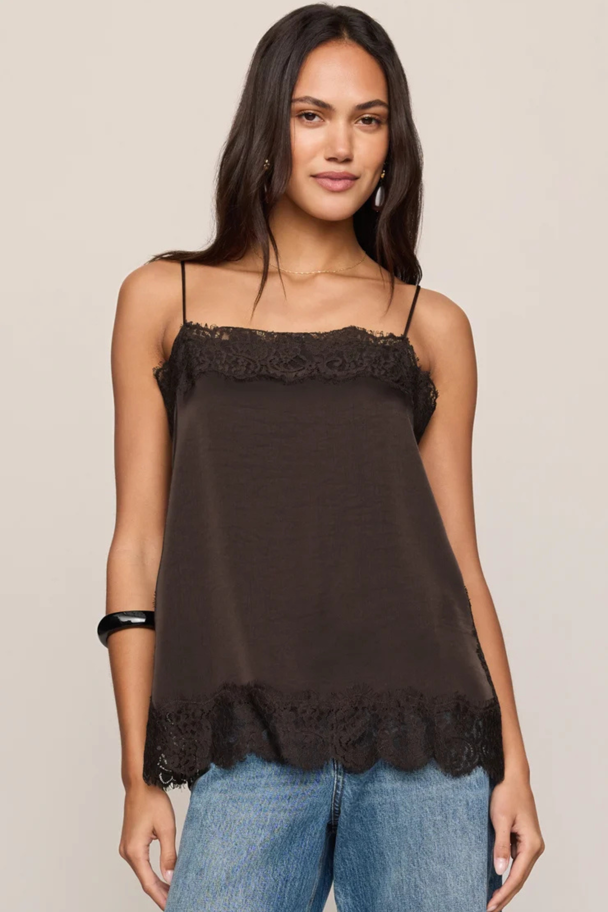 Z Supply - Roselle Lace Cami - Cocoa Bean