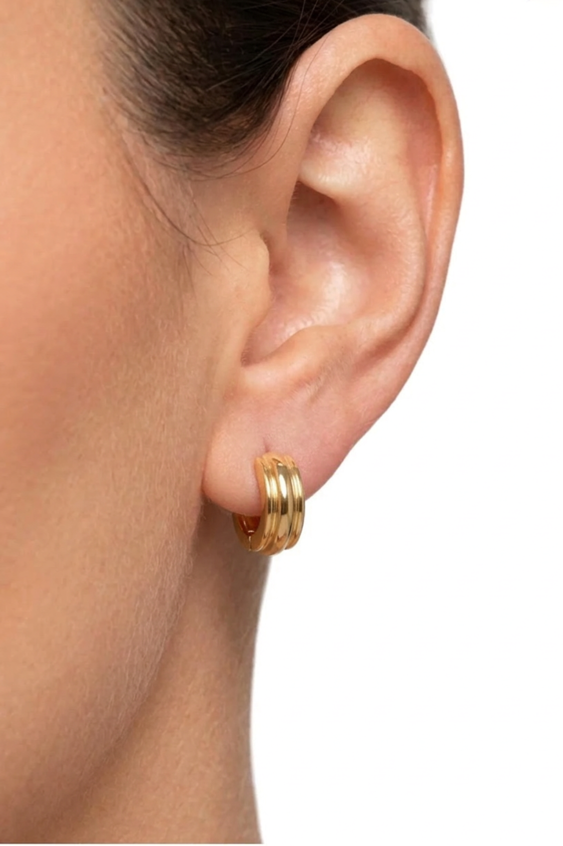 18K Macy Hoop Earrings