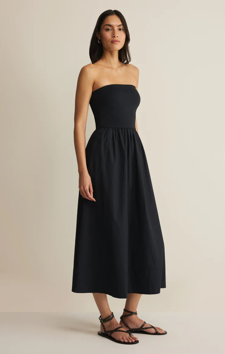 Z Supply Sunsought Strapless Midi Dress