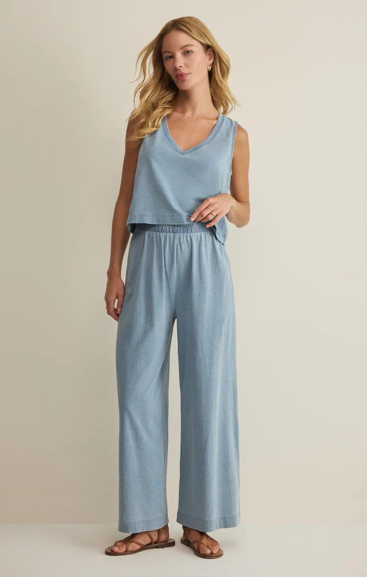 Z Supply Scout Jersey Denim Pant - Ocean Air Indigo