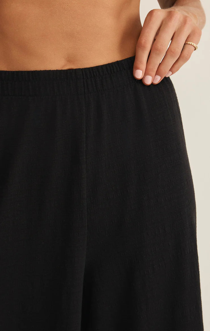 Z Supply Scout Textured Slub Pant - Black