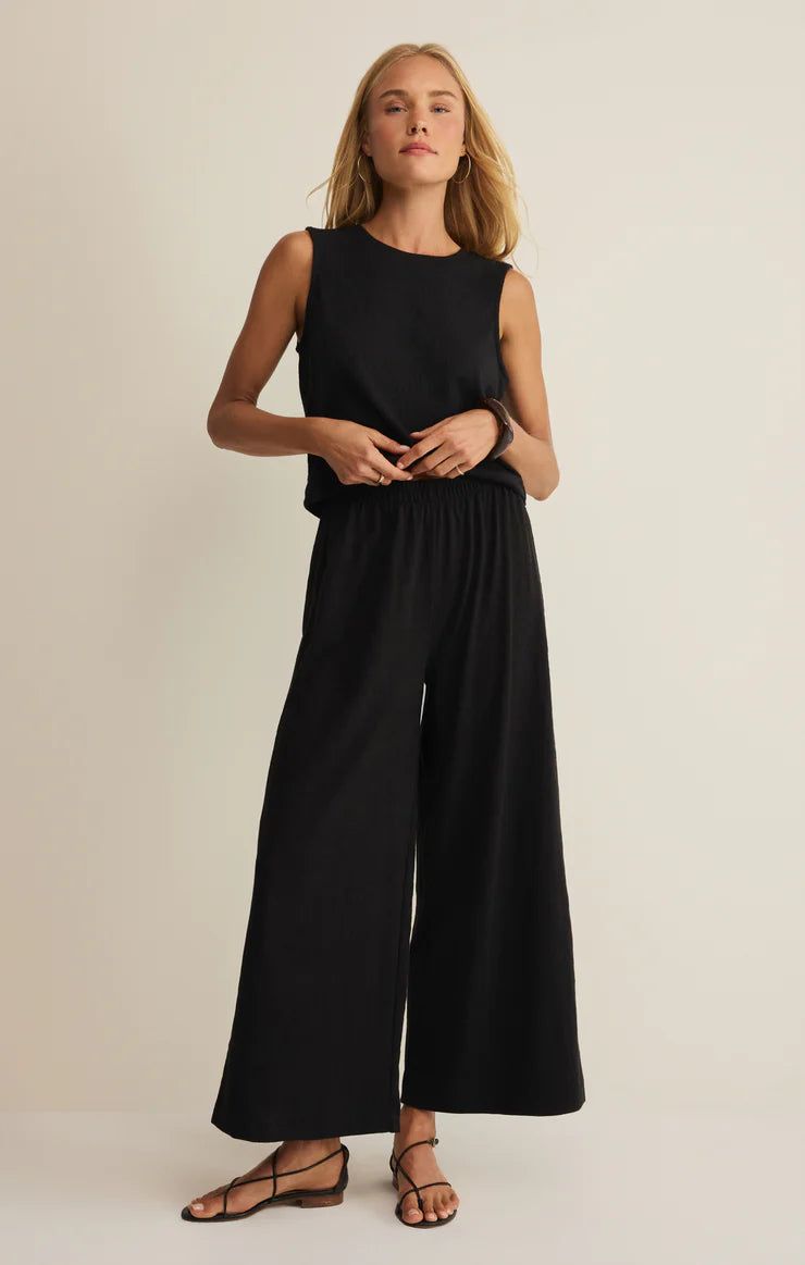 Z Supply Scout Textured Slub Pant - Black