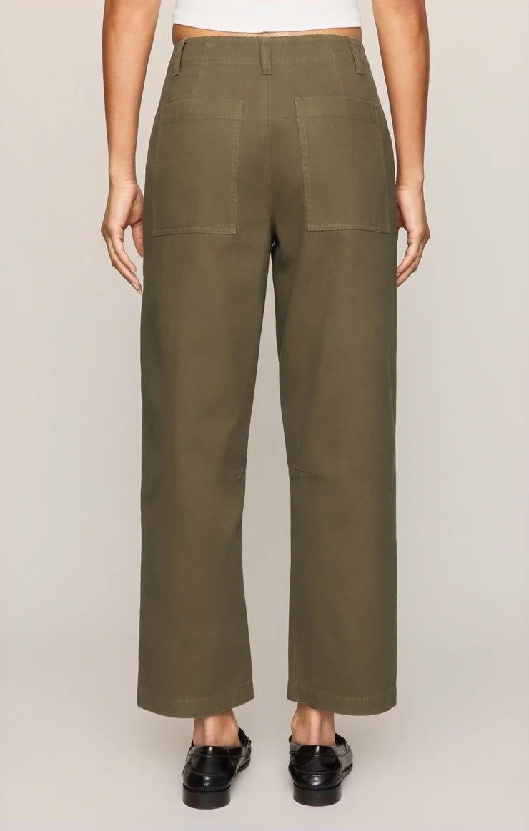 Z Supply - Colman Bowed Utility Pant - Golden Olive