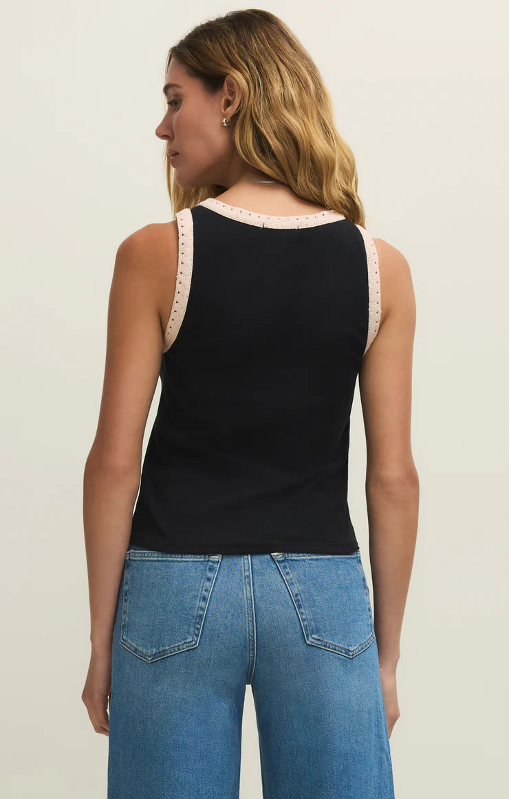 Z Supply Clarke Rib Tank - Black