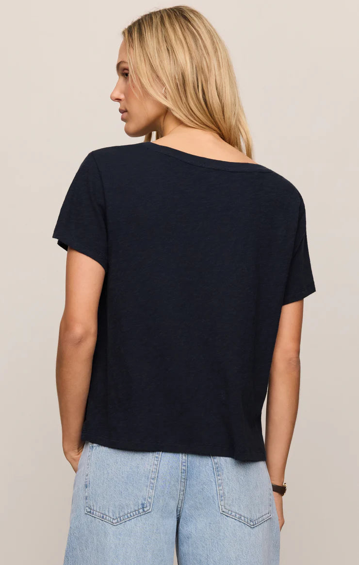 Z Supply Nomad V Neck Tee - Eclipse