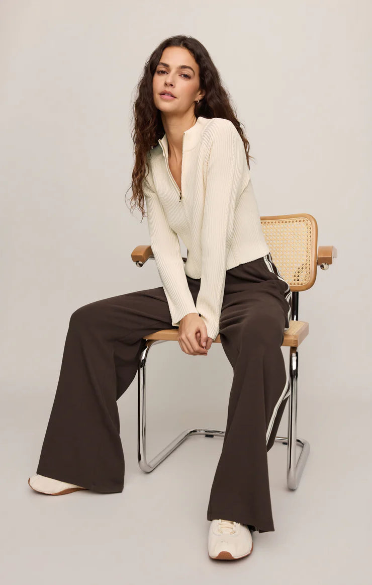 Z Supply Breakaway Track Pant - Dark Chocolate