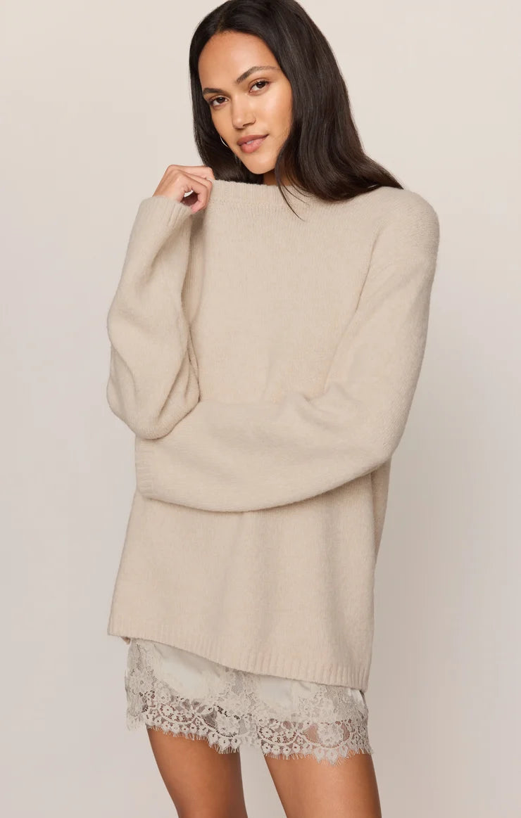 Z Supply - Chill Mode Sweater - Frosted Pearl