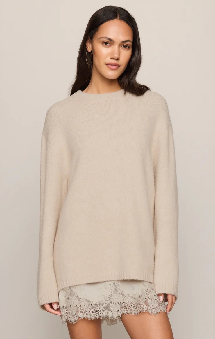 Z Supply - Chill Mode Sweater - Frosted Pearl