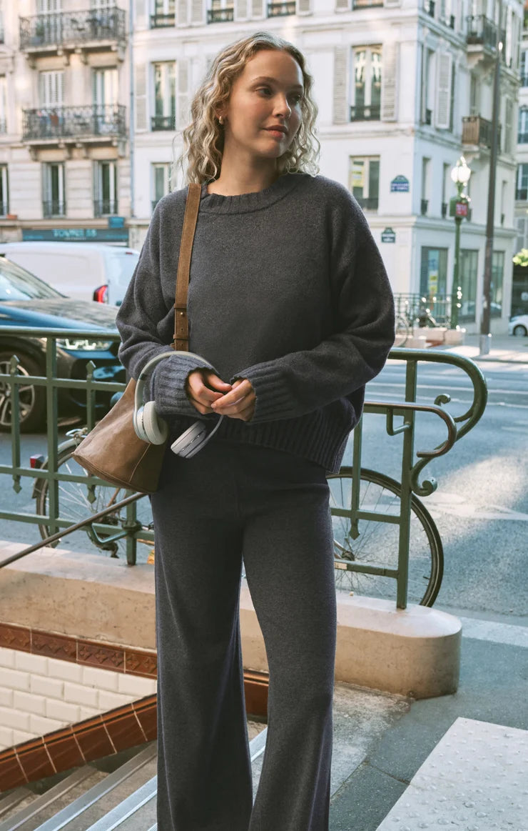 Z Supply - Eastwell Pullover Sweater - Charcoal Heather