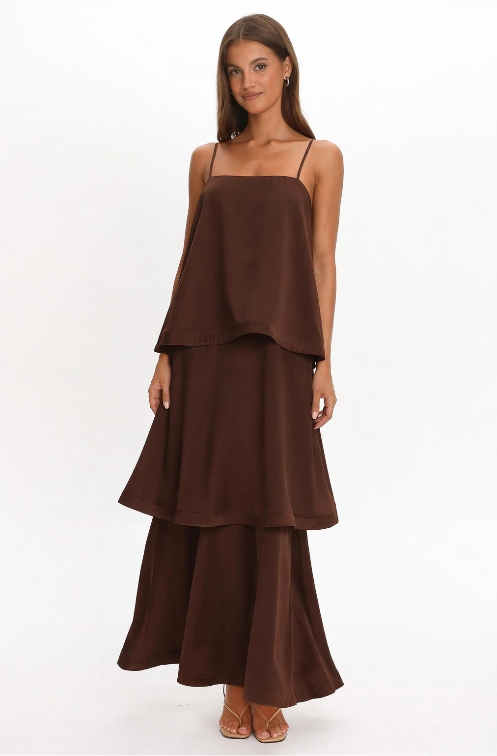 Layered Flowy Maxi Dress