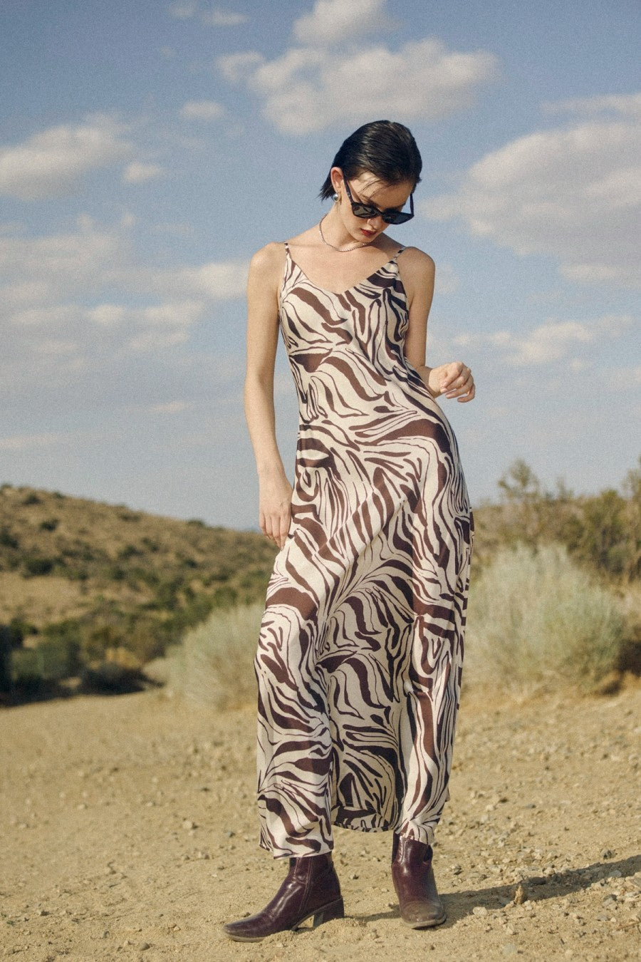 Drifted Earth Maxi Dress