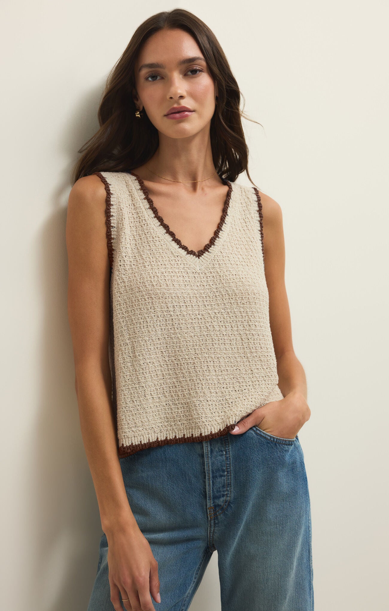 Z Supply Yessenia Whipstitch Tank