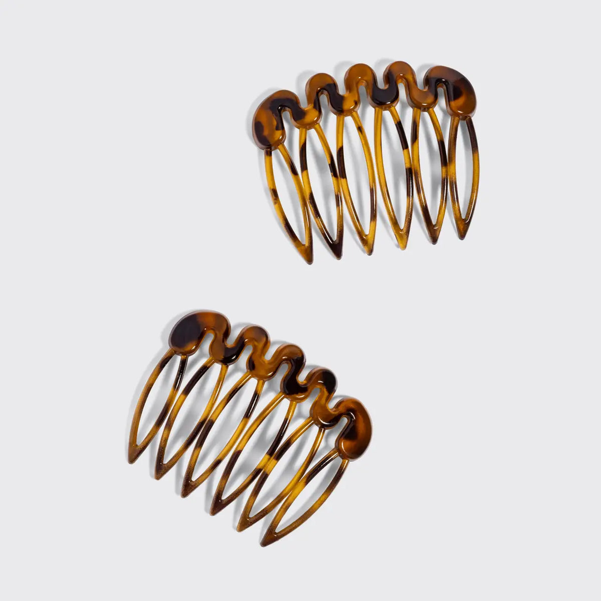 KITSCH - Recycled Plastic French Hair Combs - 2pc Set