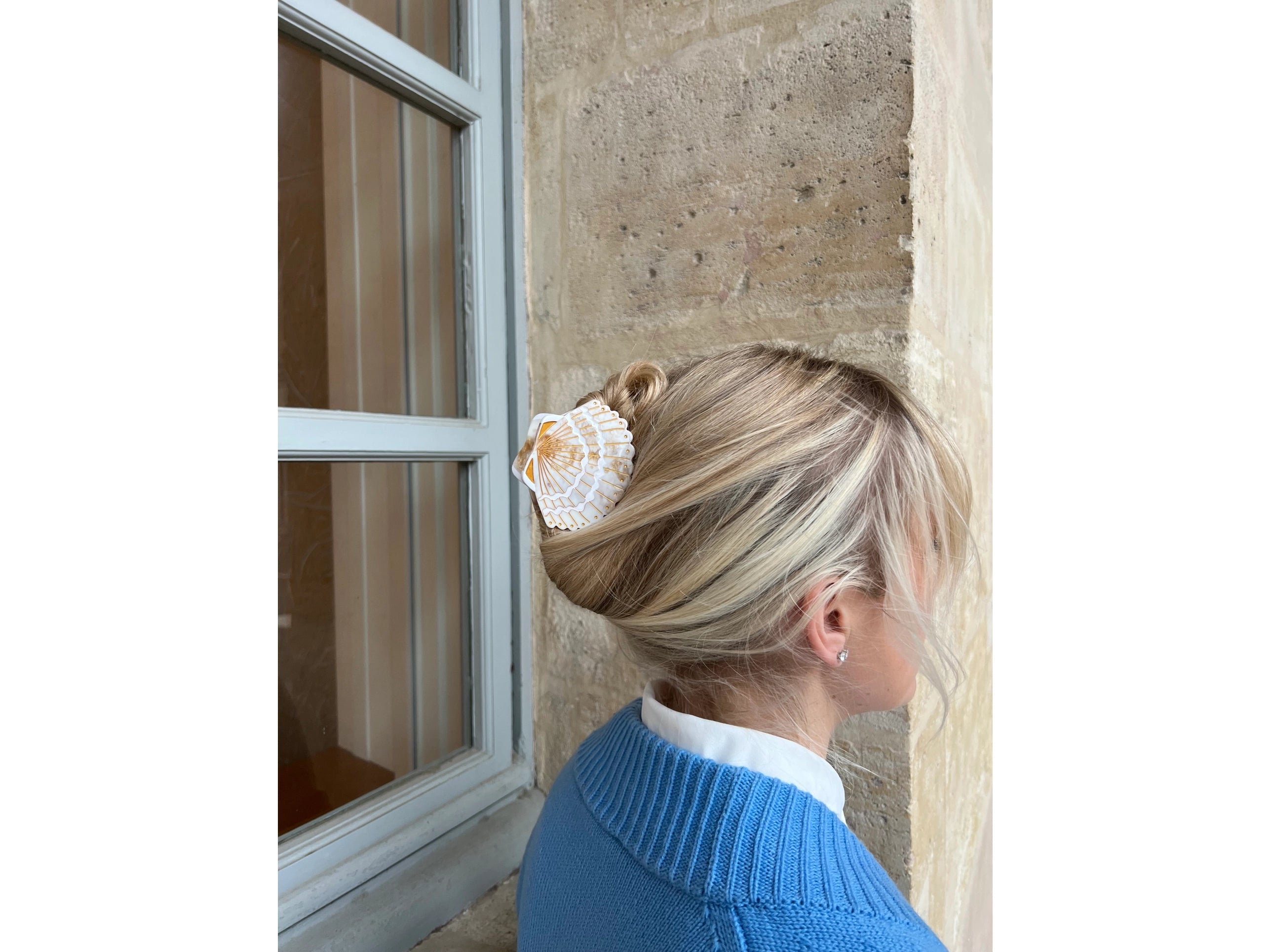 Seashell Claw Hair Clip