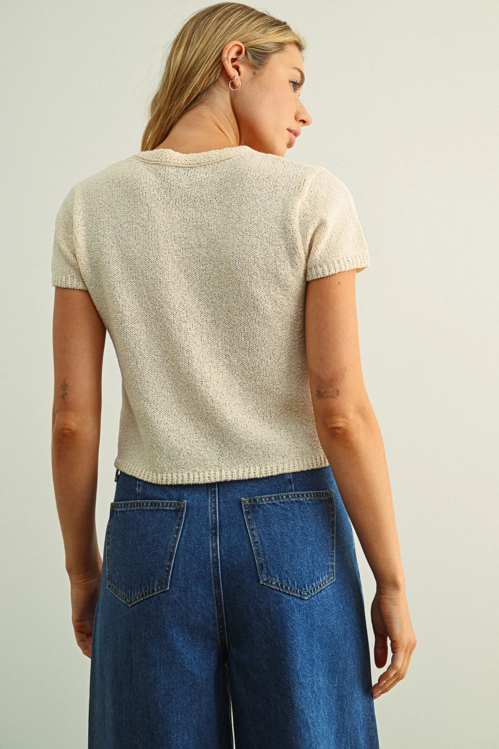 Knit Button Down Cardigan
