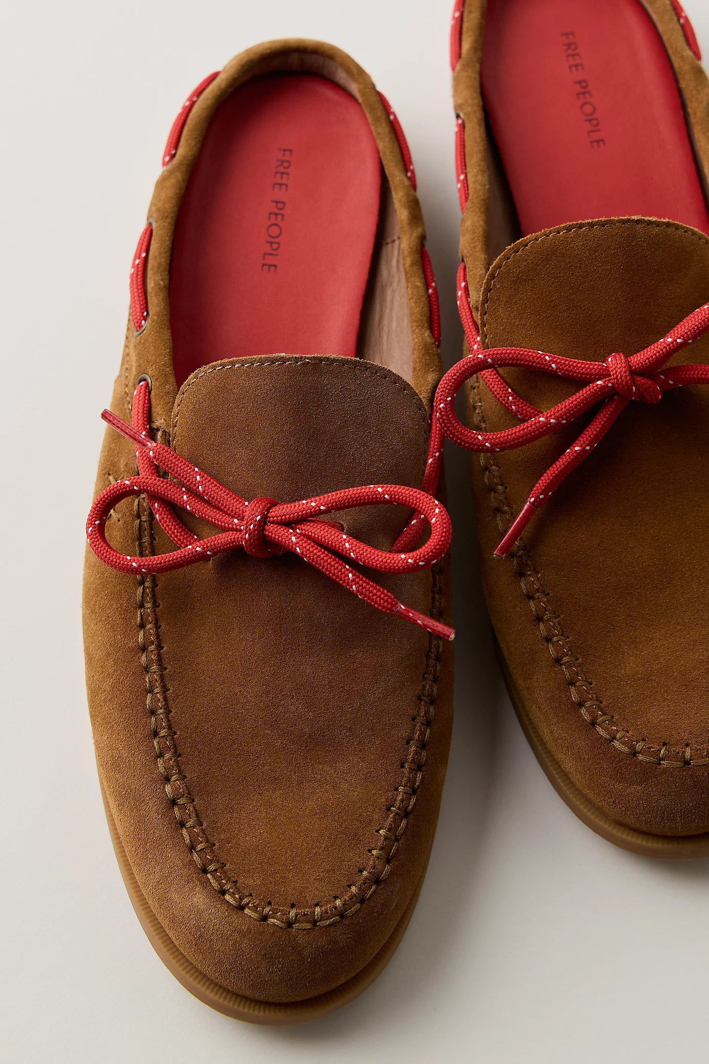 Free People Seas The Day Mule - Luggage Suede